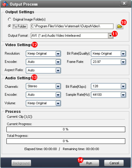 Output Settings